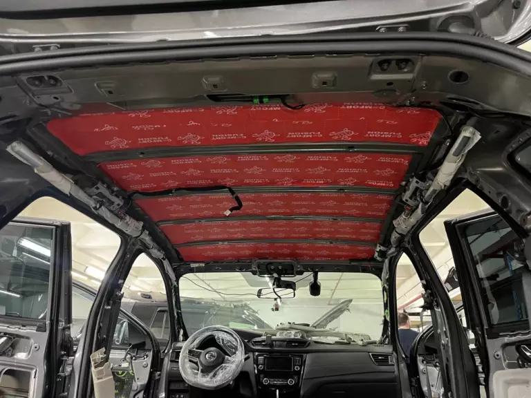 Шумоизоляция крыши Nissan Qashqai-2